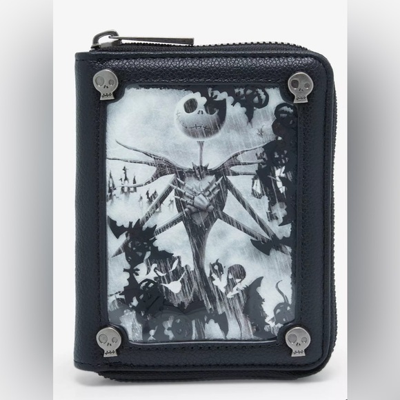 The Nightmare Before Christmas Jack Shaker Mini Zipper Wallet - Picture 1 of 5